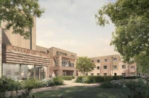 An image of a care home development Carterwood helped secure planning permission for